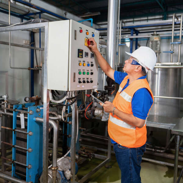 Electrical engineer inspection control panel and commissioning d Electrical engineer inspection control panel and commissioning during pressure steam drum shutdown